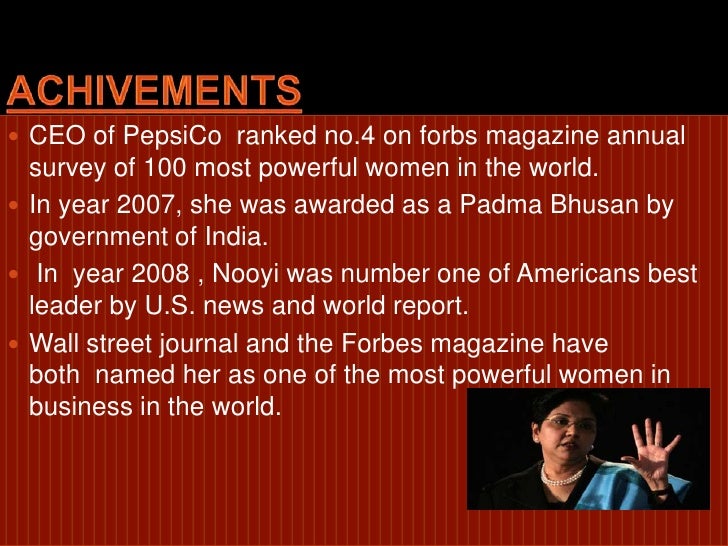 Indra Nooyi Biography Pdf